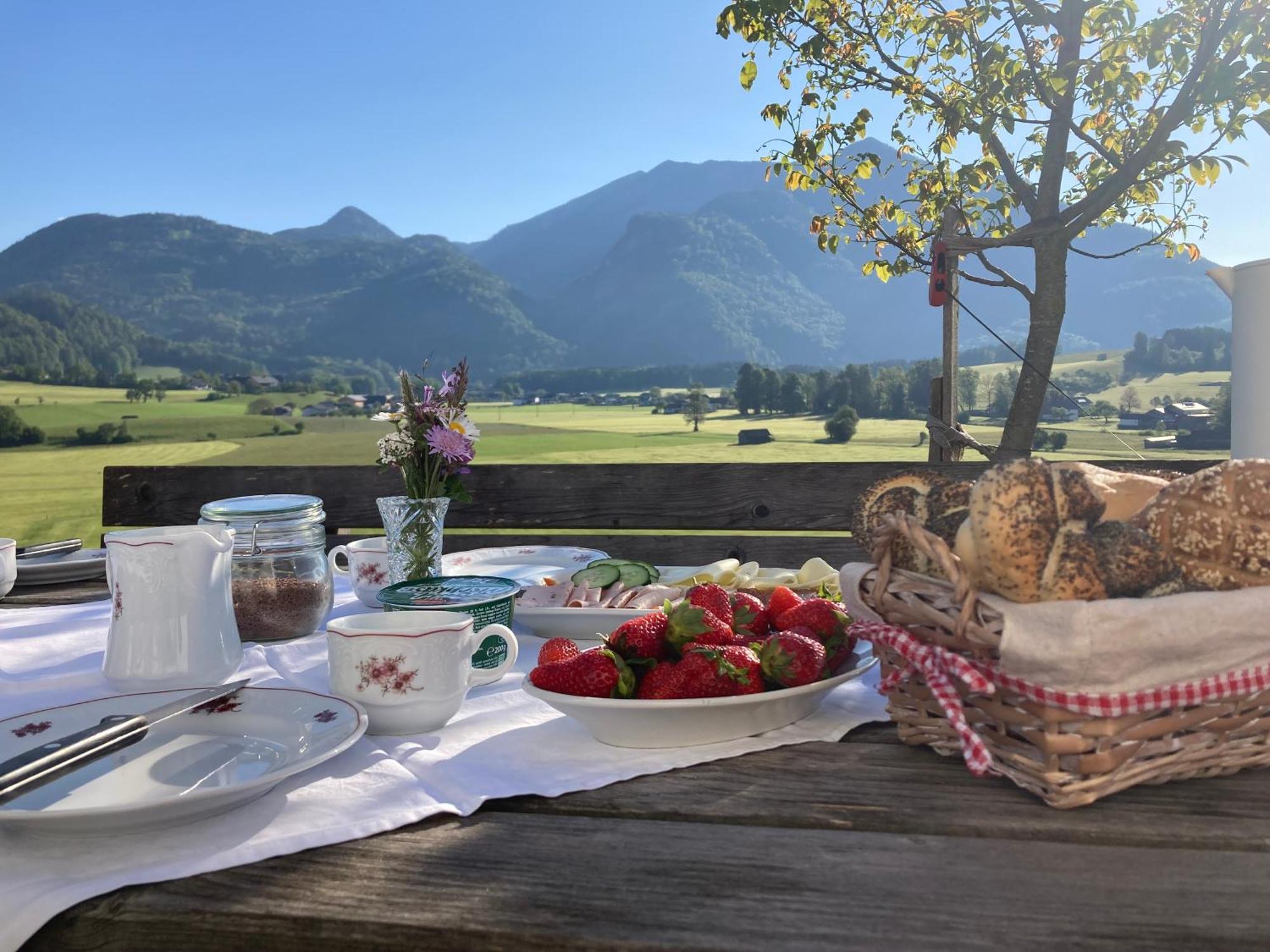 Weinbachbauer - Urlaub Am Bauernhof Villa Saint Wolfgang Kültér fotó